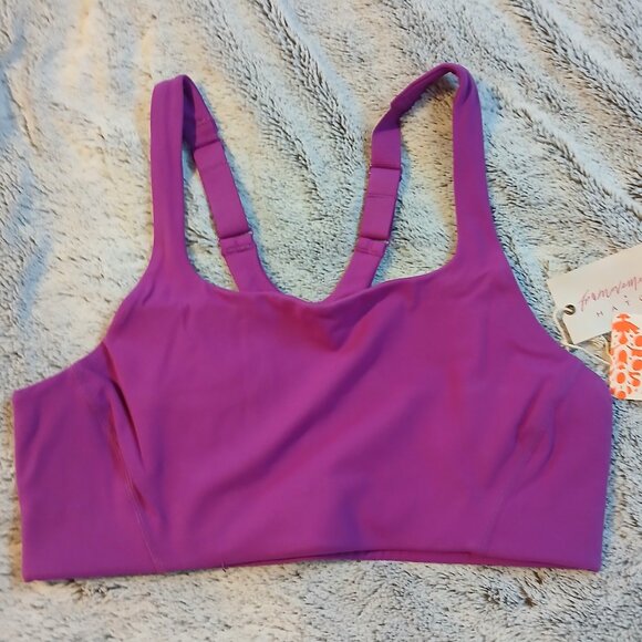 Free People Other - FP Movement X Hatch Never Better Sports Bra SZ S Purple  NWT